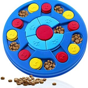 Dog Puzzle Toys Interactive Dog Toys for Puppy IQ Stimulation Treat Training Dog Games Treat Dispenser for Smart Dogs , Puppy &Cats Fun Feeding , Slow Feeding to Aid Pets Digestion ( Level 1-3)